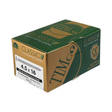 This is an image showing TIMCO Classic Multi-Purpose Screws - PZ - Double Countersunk - Yellow - 6.0 x 45 - 200 Pieces Box available from T.H Wiggans Ironmongery in Kendal, quick delivery at discounted prices.