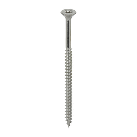 This is an image showing TIMCO Classic Multi-Purpose Screws - PZ - Double Countersunk - A4 Stainless Steel
 - 6.0 x 100 - 100 Pieces Box available from T.H Wiggans Ironmongery in Kendal, quick delivery at discounted prices.