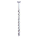 This is an image showing TIMCO Masonry Screws - TX - Countersunk - Zinc - 6.0 x 100 - 100 Pieces Box available from T.H Wiggans Ironmongery in Kendal, quick delivery at discounted prices.