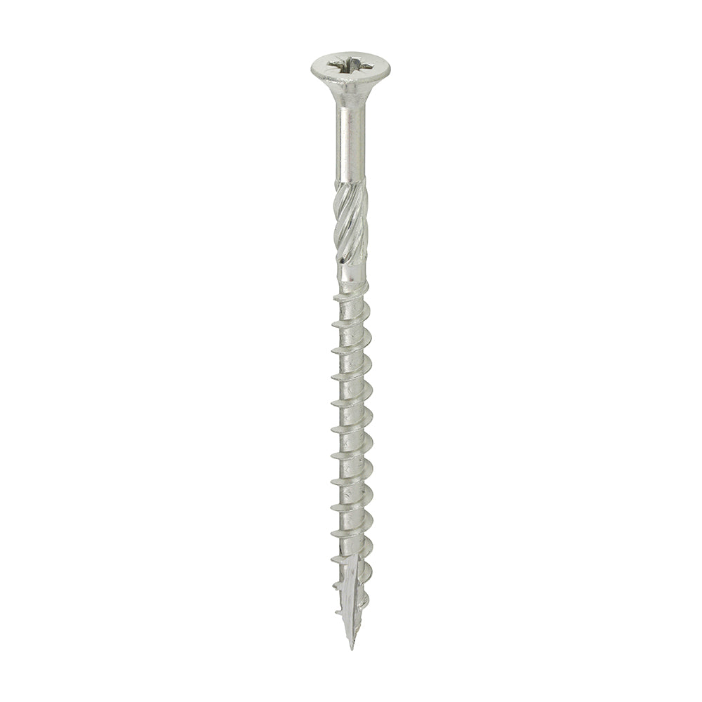 This is an image showing TIMCO Decking Screws - PZ - Double Countersunk - Stainless Steel - 4.5 x 65 - 250 Pieces Tub available from T.H Wiggans Ironmongery in Kendal, quick delivery at discounted prices.