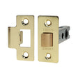 This is an image showing TIMCO Economy Tubular Latch - Electro Brass - 79.5 case / 57.5 backset - 1 Each Plain Bag available from T.H Wiggans Ironmongery in Kendal, quick delivery at discounted prices.