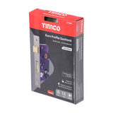 This is an image showing TIMCO Euro Sashlock - Satin Nickel - 66 case / 45.5 backset - 1 Each Box available from T.H Wiggans Ironmongery in Kendal, quick delivery at discounted prices.
