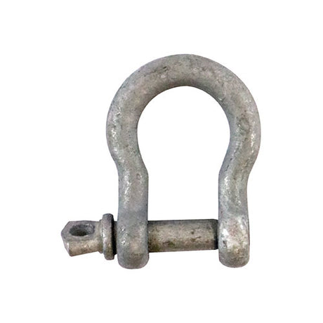 This is an image showing TIMCO Bow Shackles - Hot Dipped Galvanised - 6mm - 20 Pieces Plain Bag available from T.H Wiggans Ironmongery in Kendal, quick delivery at discounted prices.