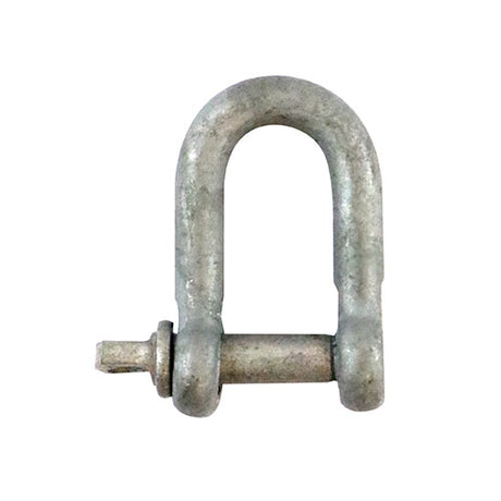This is an image showing TIMCO Dee Shackles - Hot Dipped Galvanised - 6mm - 20 Pieces Plain Bag available from T.H Wiggans Ironmongery in Kendal, quick delivery at discounted prices.