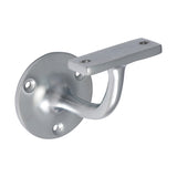 This is an image showing TIMCO Handrail Bracket - Satin Chrome - 64mm - 1 Each Bag available from T.H Wiggans Ironmongery in Kendal, quick delivery at discounted prices.