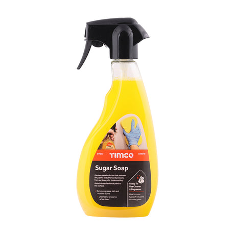 This is an image showing TIMCO Sugar Soap Ready To Use Spray - 500ml - 1 Each Bottle available from T.H Wiggans Ironmongery in Kendal, quick delivery at discounted prices.