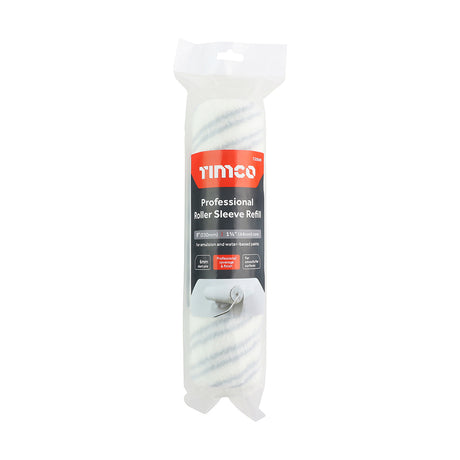 This is an image showing TIMCO Professional Roller Sleeve Refill 6mm - 9" Short Pile - 1 Each Bag available from T.H Wiggans Ironmongery in Kendal, quick delivery at discounted prices.