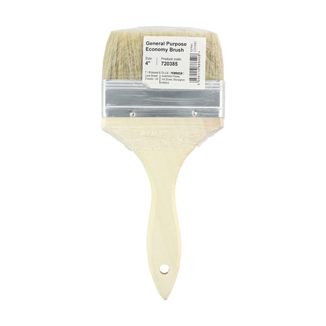 This is an image showing TIMCO Economy General Purpose Brush - 4" - 1 Each Unit available from T.H Wiggans Ironmongery in Kendal, quick delivery at discounted prices.