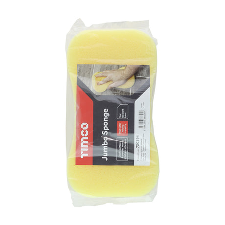 This is an image showing TIMCO  Jumbo Sponge - 1pc - 1 Each Bag available from T.H Wiggans Ironmongery in Kendal, quick delivery at discounted prices.