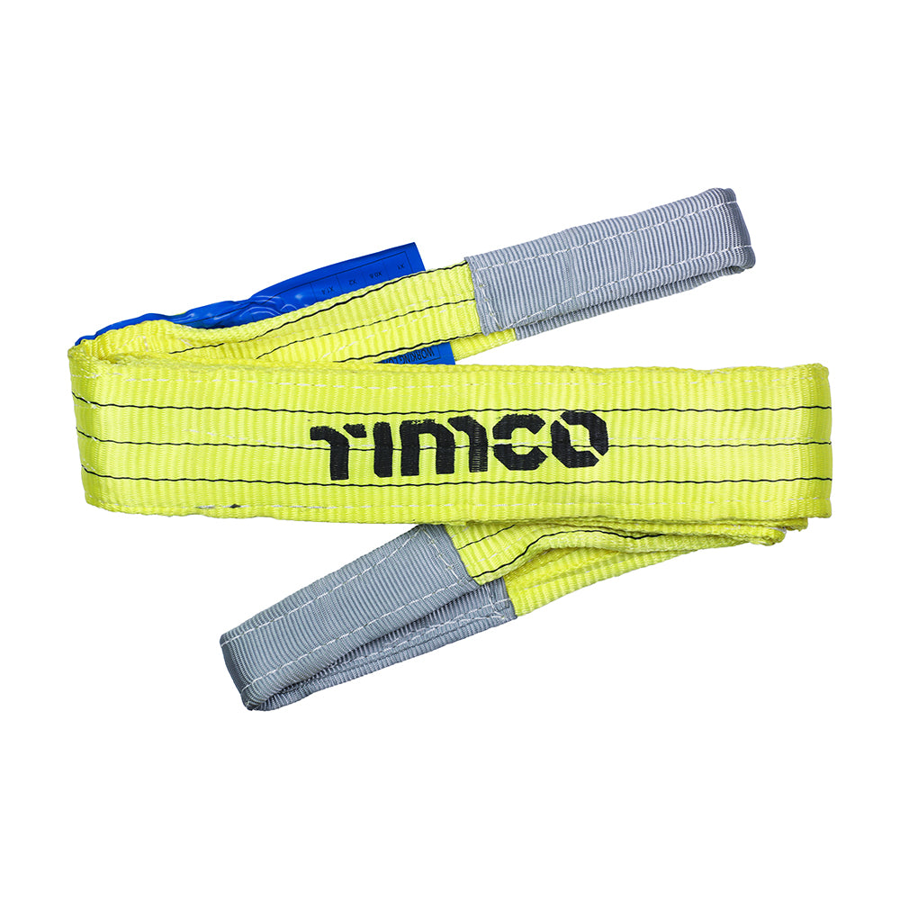 This is an image showing TIMCO Lifting Sling 3000kg / 3 Tonnes - 3m x 90mm - 1 Each Bag available from T.H Wiggans Ironmongery in Kendal, quick delivery at discounted prices.