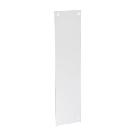 This is an image showing TIMCO Finger Plate - Satin Anodised Aluminium - 305 x 76 - 1 Each Bag available from T.H Wiggans Ironmongery in Kendal, quick delivery at discounted prices.