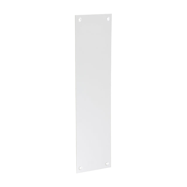 This is an image showing TIMCO Finger Plate - Satin Anodised Aluminium - 305 x 76 - 1 Each Bag available from T.H Wiggans Ironmongery in Kendal, quick delivery at discounted prices.