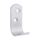 This is an image showing TIMCO Single Robe Hook - Satin Anodised Aluminium - 47 x 19 - 2 Pieces Bag available from T.H Wiggans Ironmongery in Kendal, quick delivery at discounted prices.
