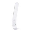 This is an image showing TIMCO Hat & Coat Hooks - Satin Anodised Aluminium - 125 x 19 - 2 Pieces TIMpac available from T.H Wiggans Ironmongery in Kendal, quick delivery at discounted prices.