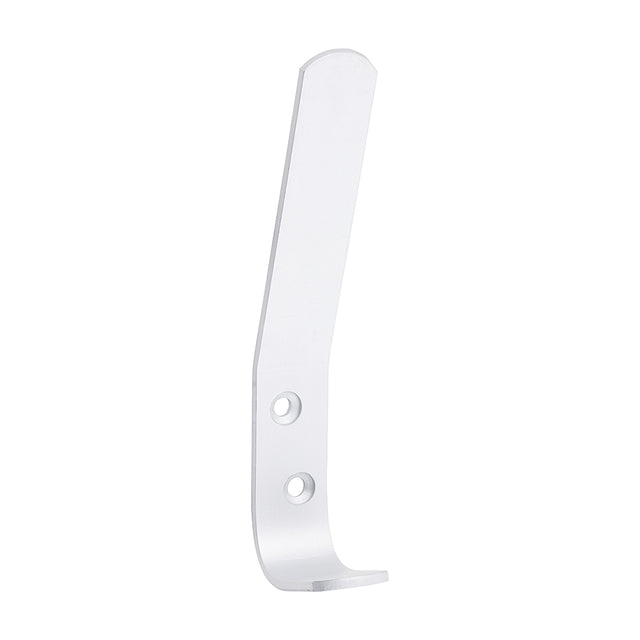 This is an image showing TIMCO Hat & Coat Hooks - Satin Anodised Aluminium - 125 x 19 - 5 Pieces TIMbag available from T.H Wiggans Ironmongery in Kendal, quick delivery at discounted prices.