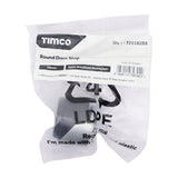 This is an image showing TIMCO Round Door Stop - Satin Anodised Aluminium - 38mm - 1 Each Bag available from T.H Wiggans Ironmongery in Kendal, quick delivery at discounted prices.
