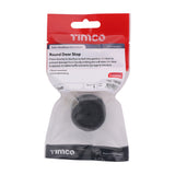 This is an image showing TIMCO Round Door Stop - Satin Anodised Aluminium - 38mm - 1 Each TIMpac available from T.H Wiggans Ironmongery in Kendal, quick delivery at discounted prices.