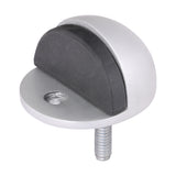 This is an image showing TIMCO Oval Door Stop - Satin Anodised Aluminium - 50mm - 1 Each Bag available from T.H Wiggans Ironmongery in Kendal, quick delivery at discounted prices.