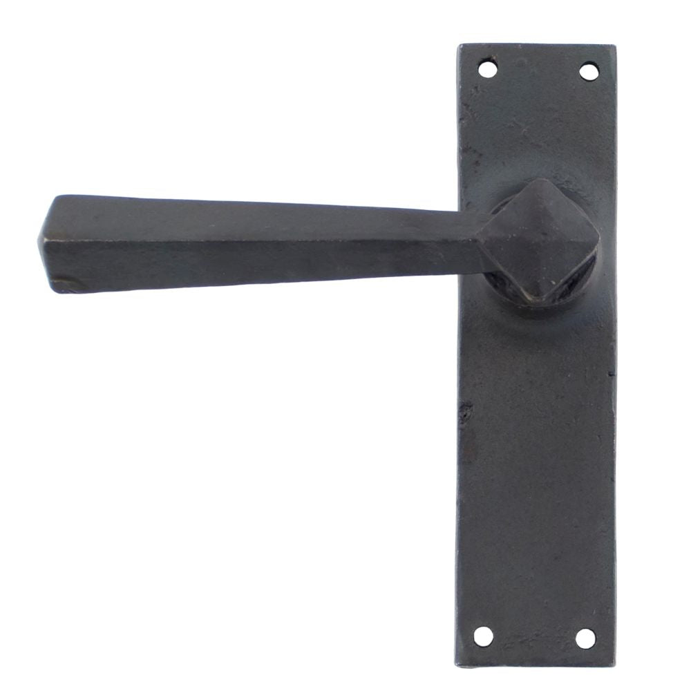 This is an image of From The Anvil - Beeswax Straight Lever Latch Set available to order from T.H Wiggans Architectural Ironmongery in Kendal, quick delivery and discounted prices.