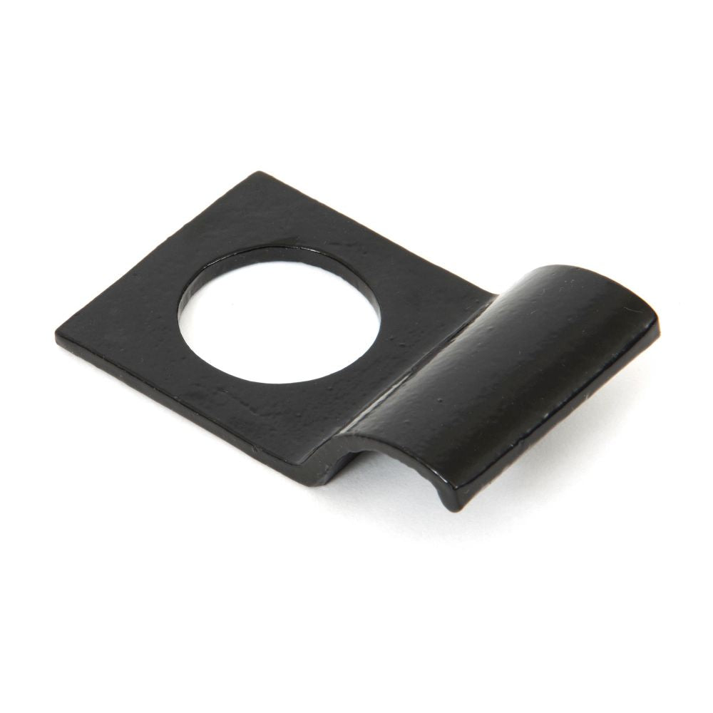 This is an image of From The Anvil - Black Rim Cylinder Pull available to order from T.H Wiggans Architectural Ironmongery in Kendal, quick delivery and discounted prices.