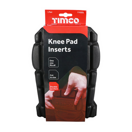 This is an image showing TIMCO Knee Pad Inserts - One Size - 1 Each Pack available from T.H Wiggans Ironmongery in Kendal, quick delivery at discounted prices.