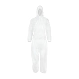 This is an image showing TIMCO General Purpose Coverall - White - Medium - 1 Each Bag available from T.H Wiggans Ironmongery in Kendal, quick delivery at discounted prices.