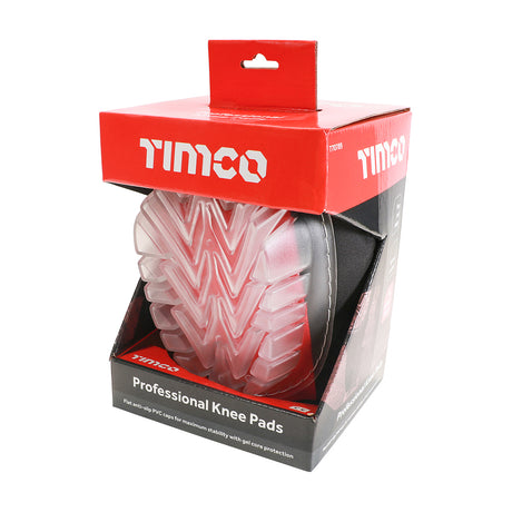 This is an image showing TIMCO Professional Knee Pads - One Size - 1 Each Box available from T.H Wiggans Ironmongery in Kendal, quick delivery at discounted prices.