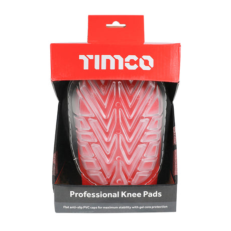 This is an image showing TIMCO Professional Knee Pads - One Size - 1 Each Box available from T.H Wiggans Ironmongery in Kendal, quick delivery at discounted prices.