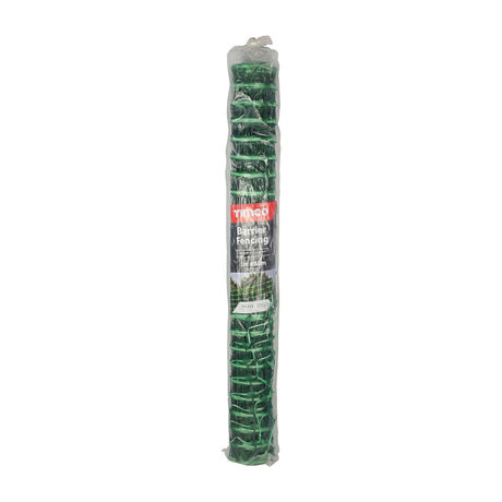 This is an image showing TIMCO Barrier Fencing - Green - 1m x 50m - 1 Each Bag available from T.H Wiggans Ironmongery in Kendal, quick delivery at discounted prices.
