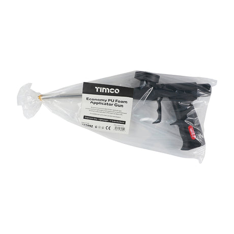 This is an image showing TIMCO Economy PU Foam Applicator Gun - 750ml & 500ml - 1 Each Bag available from T.H Wiggans Ironmongery in Kendal, quick delivery at discounted prices.