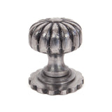 This is an image showing From The Anvil - Natural Smooth Flower Cabinet Knob - Small available from T.H Wiggans Architectural Ironmongery in Kendal, quick delivery and discounted prices