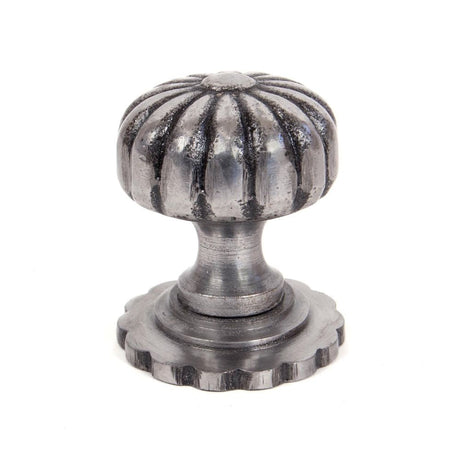 This is an image showing From The Anvil - Natural Smooth Flower Cabinet Knob - Small available from T.H Wiggans Architectural Ironmongery in Kendal, quick delivery and discounted prices