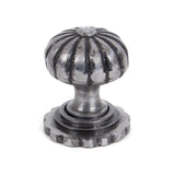 This is an image showing From The Anvil - Natural Smooth Flower Cabinet Knob - Large available from T.H Wiggans Architectural Ironmongery in Kendal, quick delivery and discounted prices