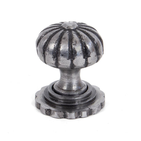 This is an image showing From The Anvil - Natural Smooth Flower Cabinet Knob - Large available from T.H Wiggans Architectural Ironmongery in Kendal, quick delivery and discounted prices