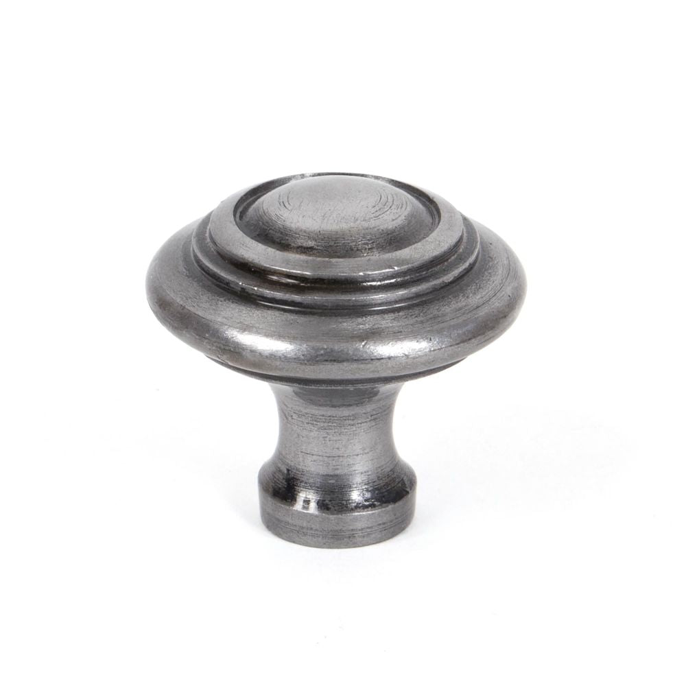 This is an image showing From The Anvil - Natural Smooth Ringed Cabinet Knob - Large available from T.H Wiggans Architectural Ironmongery in Kendal, quick delivery and discounted prices