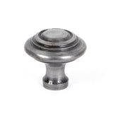This is an image showing From The Anvil - Natural Smooth Ringed Cabinet Knob - Large available from T.H Wiggans Architectural Ironmongery in Kendal, quick delivery and discounted prices