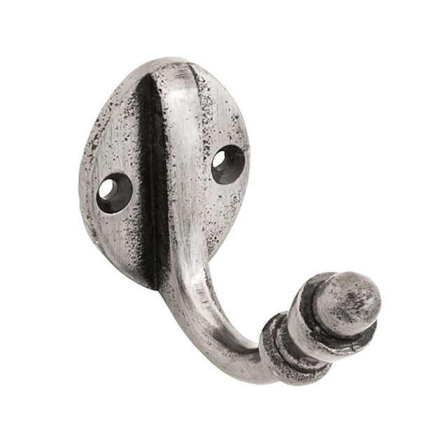 This is an image showing From The Anvil - Natural Smooth Coat Hook available from T.H Wiggans Architectural Ironmongery in Kendal, quick delivery and discounted prices