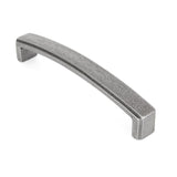 This is an image showing From The Anvil - Natural Smooth 5 1/2" Ribbed Pull Handle available from T.H Wiggans Architectural Ironmongery in Kendal, quick delivery and discounted prices