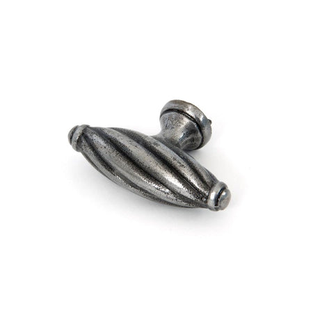 This is an image showing From The Anvil - Natural Smooth Cabinet Handle available from T.H Wiggans Architectural Ironmongery in Kendal, quick delivery and discounted prices