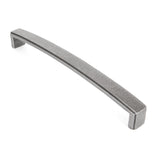 This is an image showing From The Anvil - Natural Smooth 9" Ribbed Pull Handle available from T.H Wiggans Architectural Ironmongery in Kendal, quick delivery and discounted prices