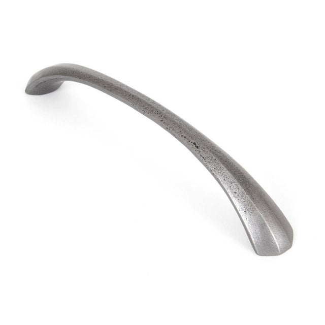 This is an image showing From The Anvil - Natural Smooth 7" Shell Pull Handle available from T.H Wiggans Architectural Ironmongery in Kendal, quick delivery and discounted prices