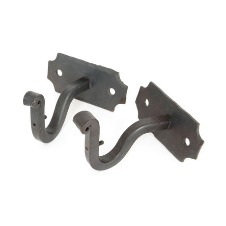This is an image showing From The Anvil - Beeswax Mounting Bracket (pair) available from T.H Wiggans Architectural Ironmongery in Kendal, quick delivery and discounted prices