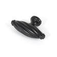 This is an image showing From The Anvil - Black Cabinet Handle available from T.H Wiggans Architectural Ironmongery in Kendal, quick delivery and discounted prices