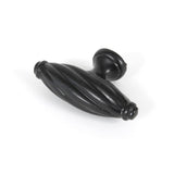 This is an image showing From The Anvil - Black Cabinet Handle available from T.H Wiggans Architectural Ironmongery in Kendal, quick delivery and discounted prices