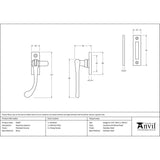 This is an image showing From The Anvil - Polished Chrome Peardrop Fastener available from T.H Wiggans Architectural Ironmongery in Kendal, quick delivery and discounted prices