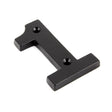 This is an image of From The Anvil - Black Numeral 1 available to order from T.H Wiggans Architectural Ironmongery in Kendal, quick delivery and discounted prices.