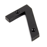 This is an image of From The Anvil - Black Numeral 7 available to order from T.H Wiggans Architectural Ironmongery in Kendal, quick delivery and discounted prices.