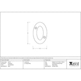 This is an image showing From The Anvil - Polished Brass Numeral 0 available from trade door handles, quick delivery and discounted prices