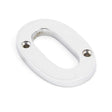 This is an image of From The Anvil - Polished Chrome Numeral 0 available to order from T.H Wiggans Architectural Ironmongery in Kendal, quick delivery and discounted prices.