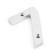 This is an image of From The Anvil - Polished Chrome Numeral 7 available to order from T.H Wiggans Architectural Ironmongery in Kendal, quick delivery and discounted prices.